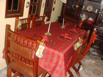 Decoracao de Mesa para o Natal