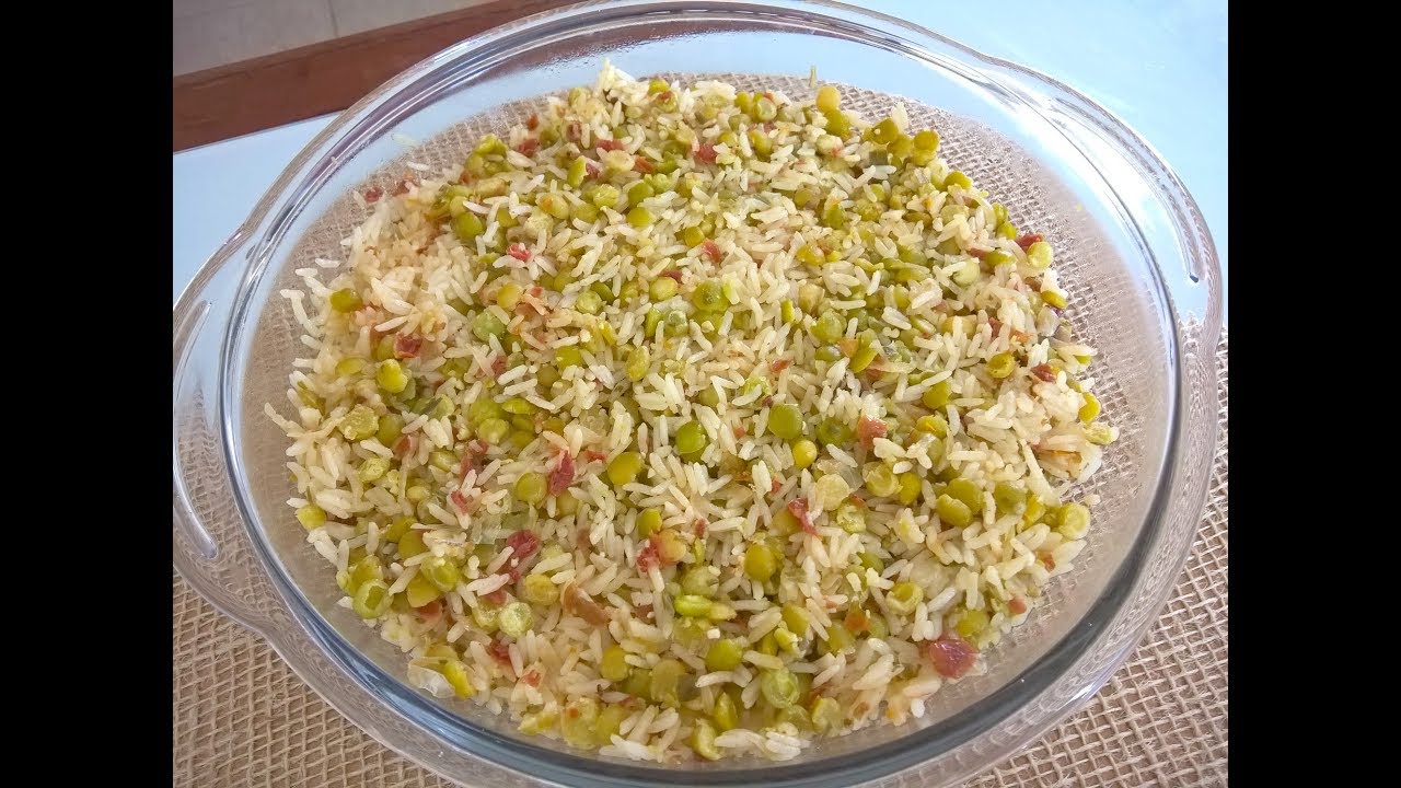 Arroz com Ervilha na Pressão em 1 Minuto