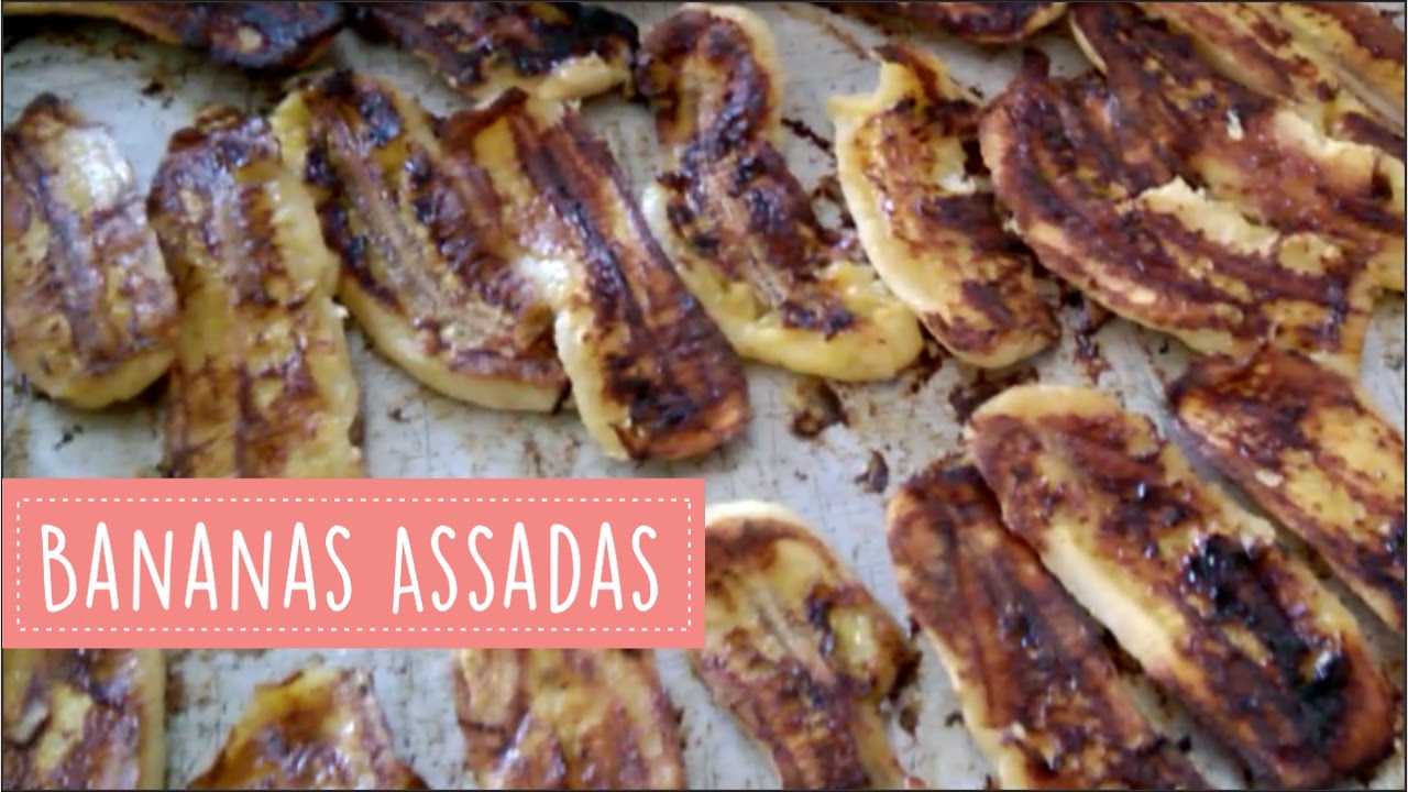 Bananas assadas