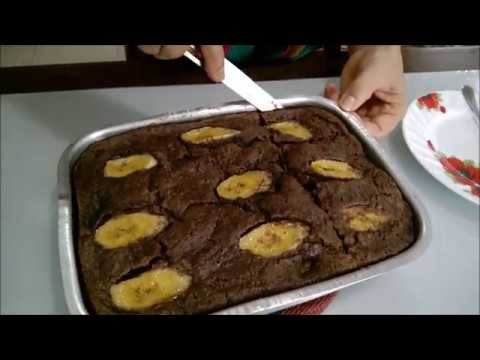 Bolo farofa de Chocolate com Banana