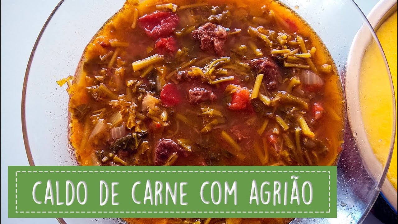 Carne com Agrião