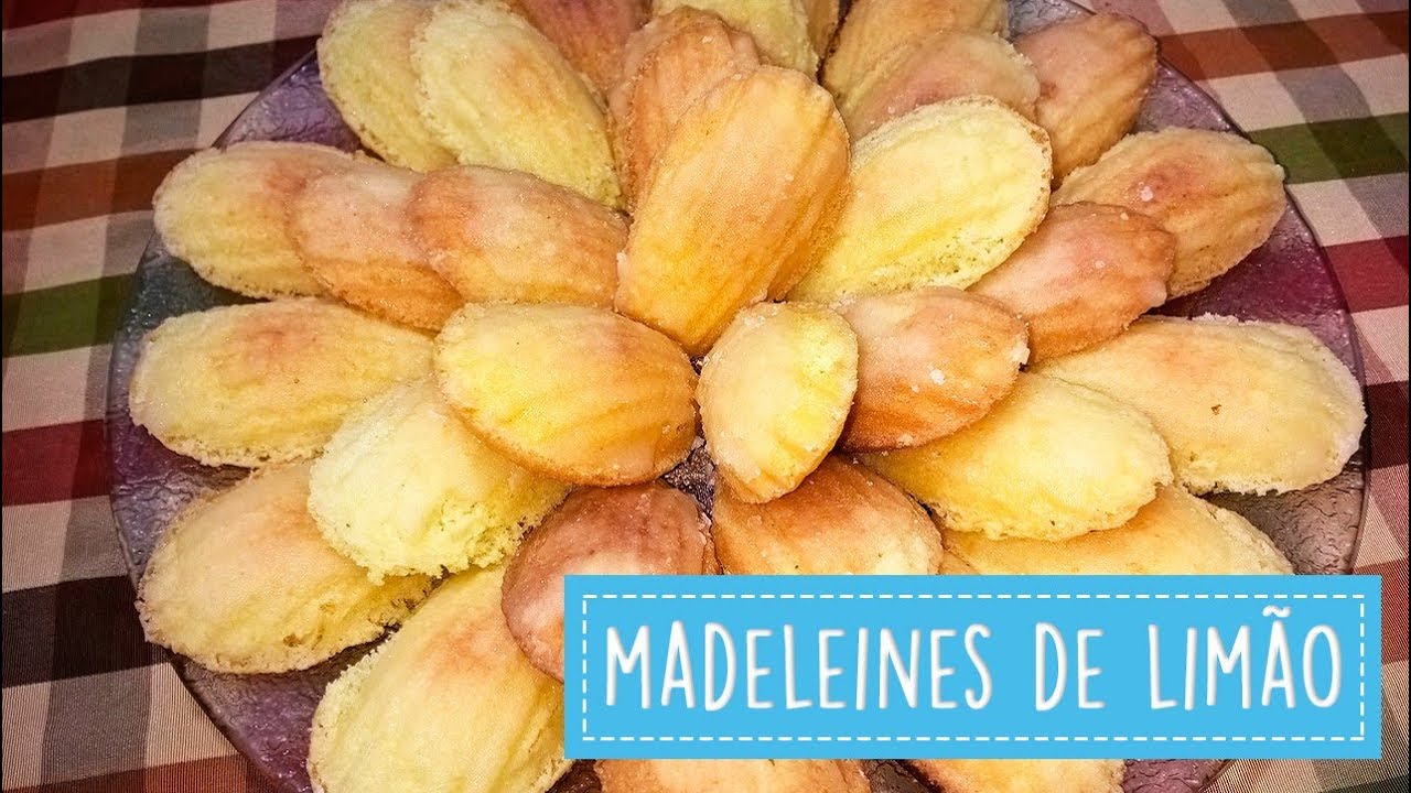 Madeleines de Limão (Bolachinhas Francesas)