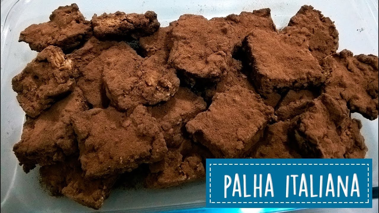 Palha Italiana de Chocolate com Amendoim