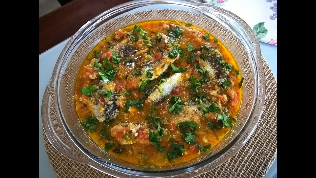 Sardinha na Panela de Pressão com leite de coco