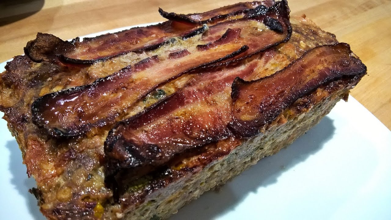 Bolo de Carne Moída com Bacon