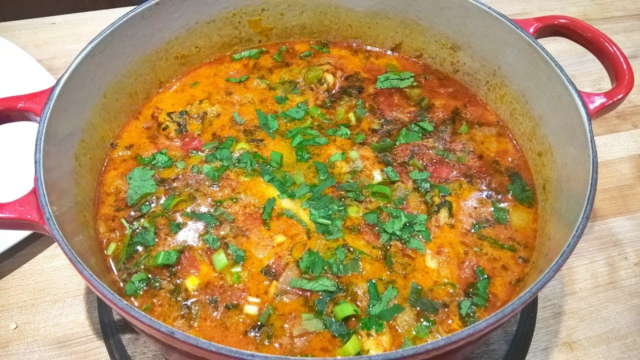 Moqueca de Filé de Peixe com Camarão