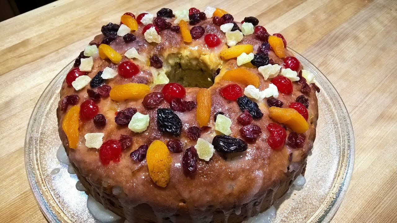 Rosca de Natal com Frutas Secas