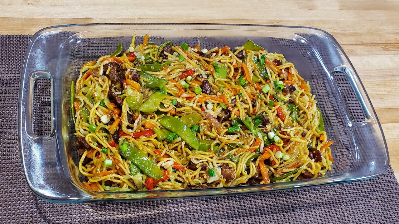 Macarrão Oriental tipo Yakisoba – Receita Filipina