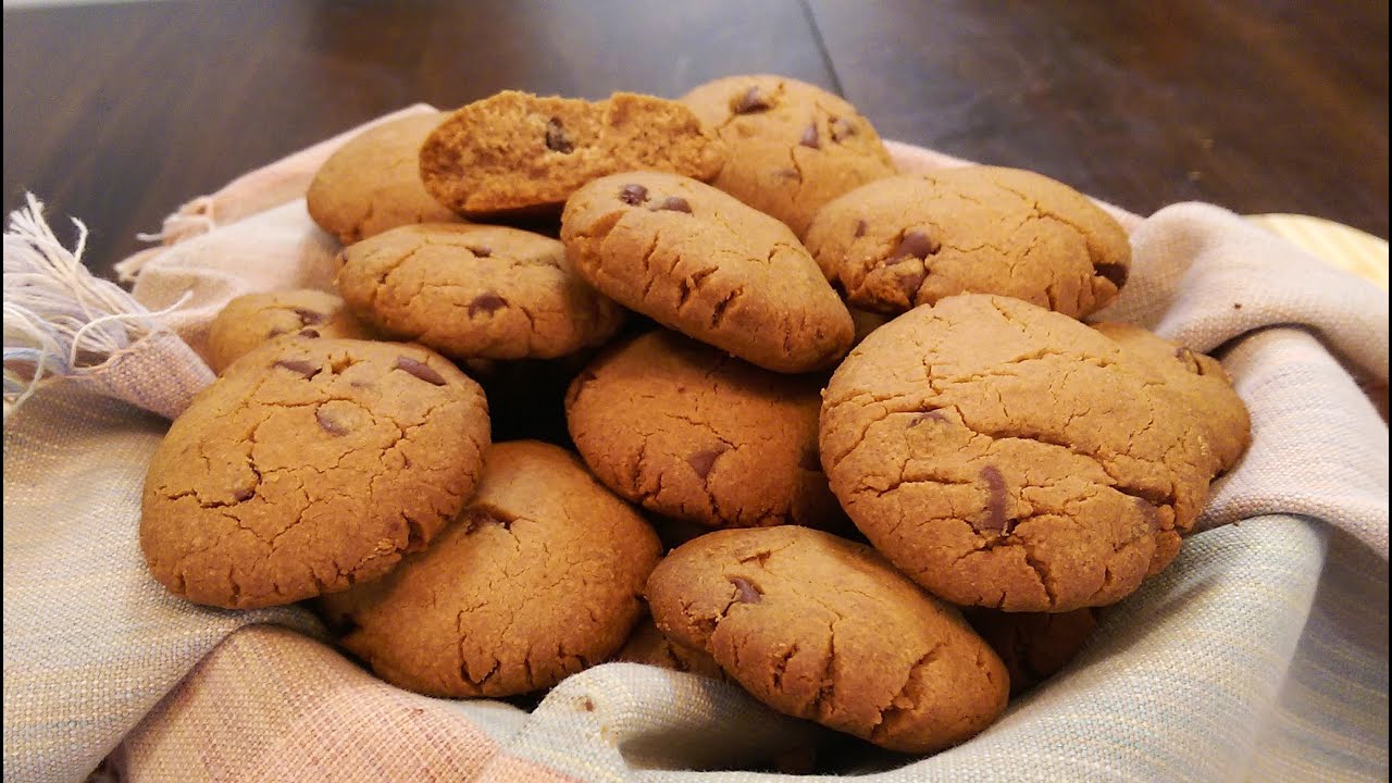 Receita de Biscoitinho de Manteiga de Amendoim com Gotas de Chocolate