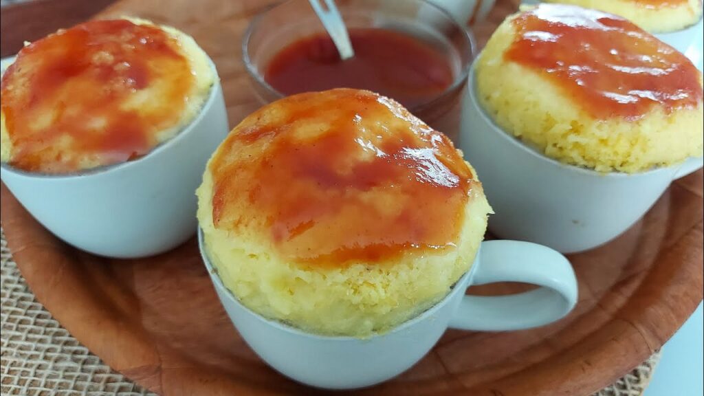 Bolo de Caneca de Milho com Goiabada no Vapor