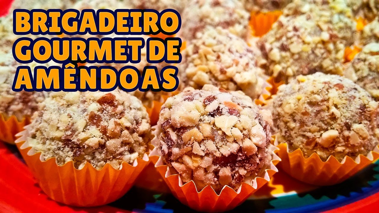 Brigadeiro Gourmet de Amêndoas Torradas