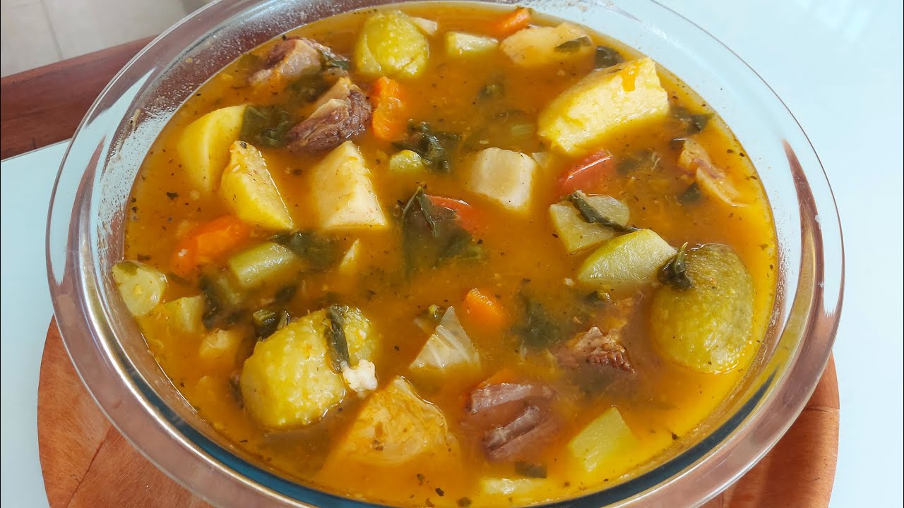 SOPA DE COSTELA COM LEGUMES Levanta Difunto!!!