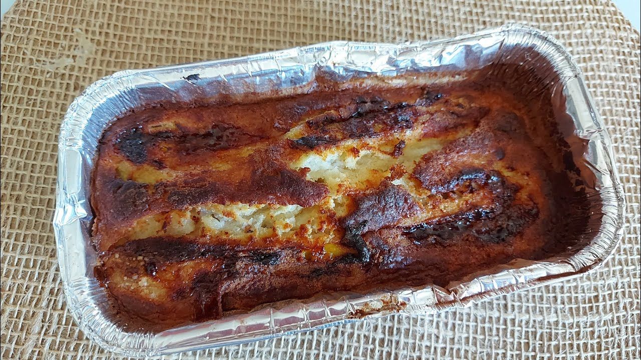 Bolo de Banana com Farinha de Arroz na AirFryer