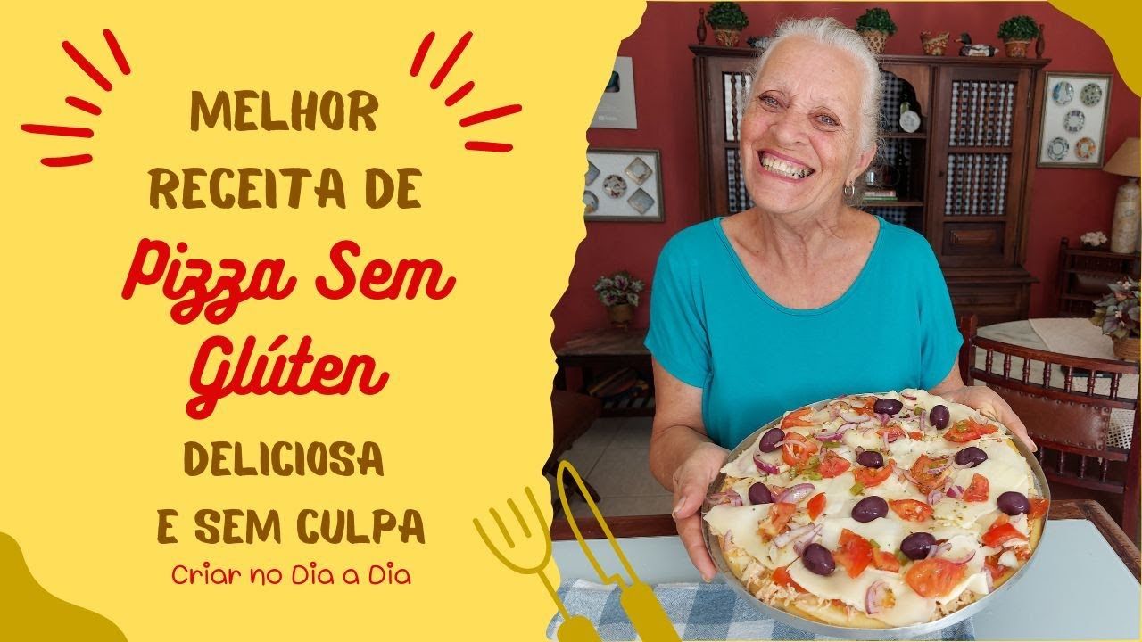 Como Fazer uma Pizza Sem Glúten com Farinha de Arroz