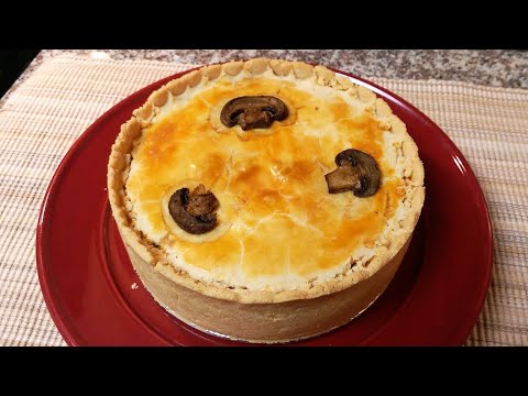 Empadão Cremoso de Frango com Cogumelo