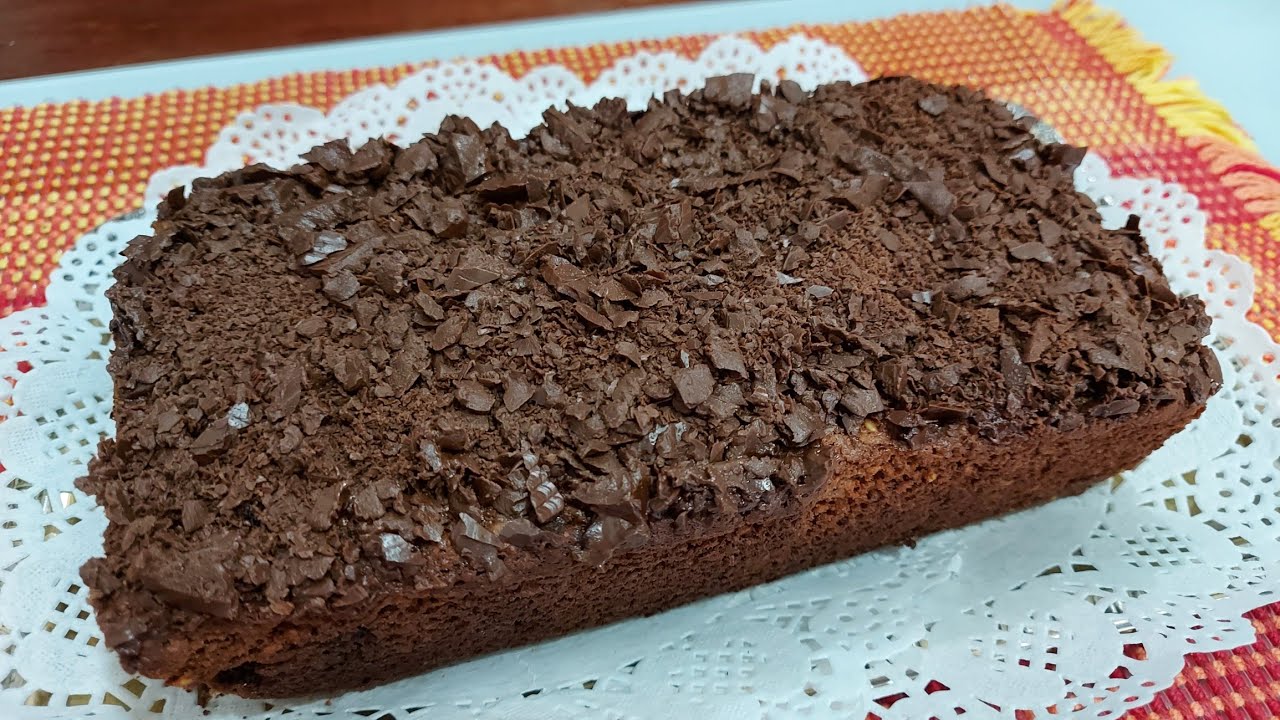 bolo de aveia com chocolate e kefir
