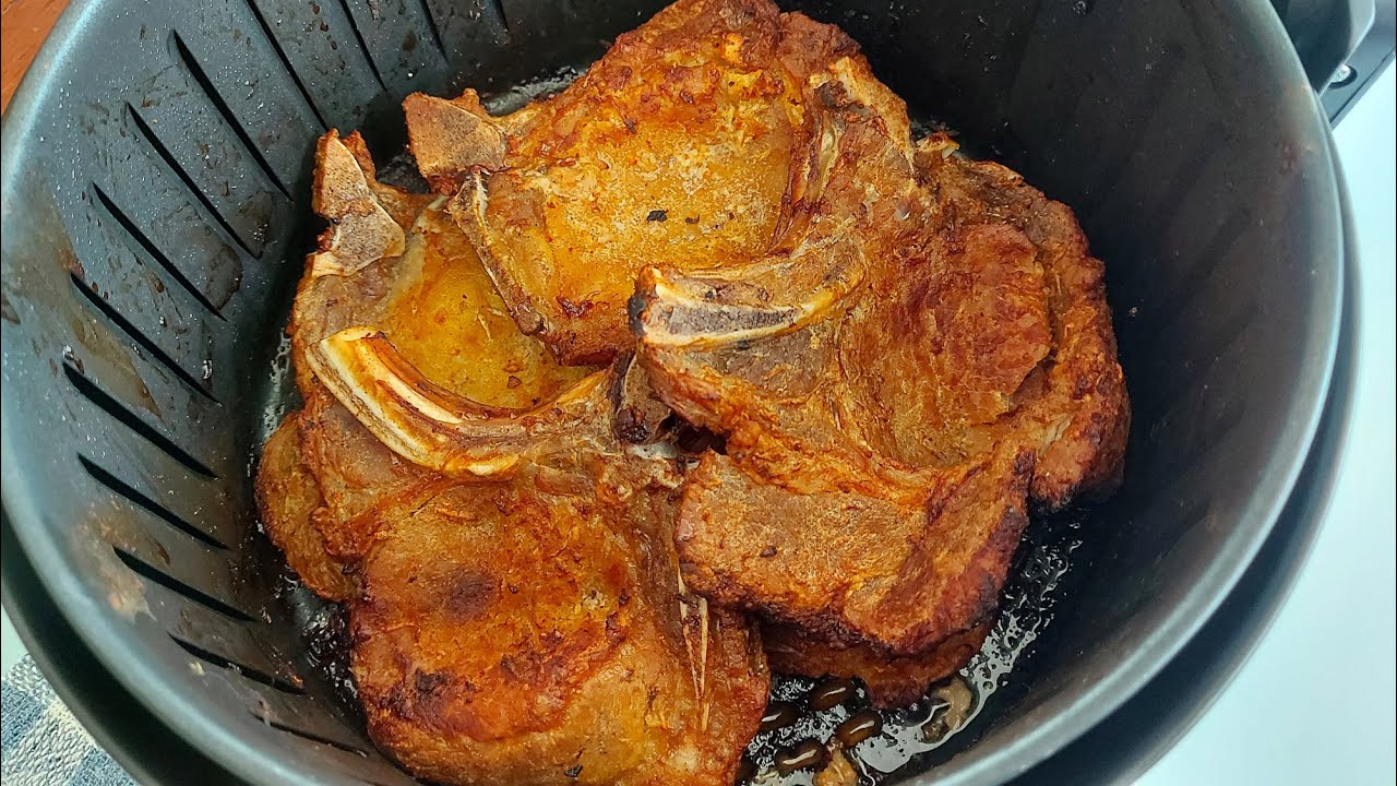 Carré na airfryer douradinho e fácil