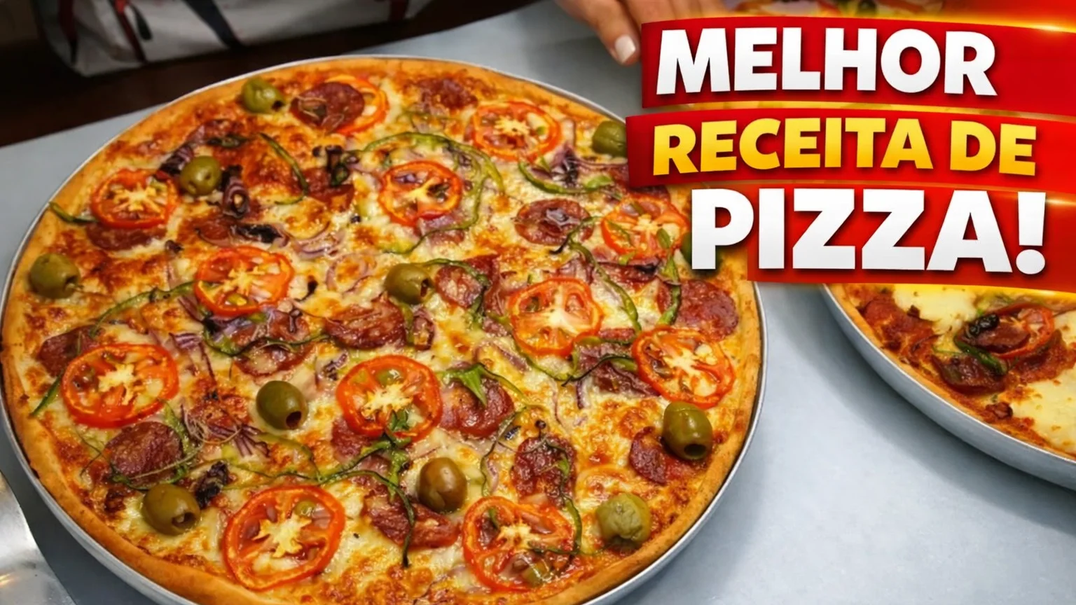 Pizza com Massa de Soro de Kefir