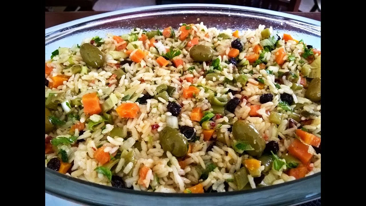 Receita de Arroz de Festa de 1 minuto na Panela de Pressão