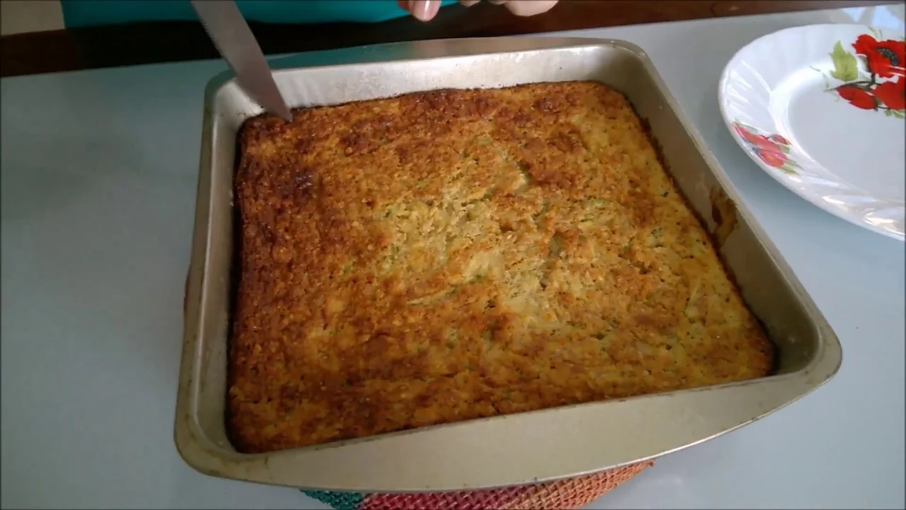 Bolo de Banana com Abobrinha e Aveia