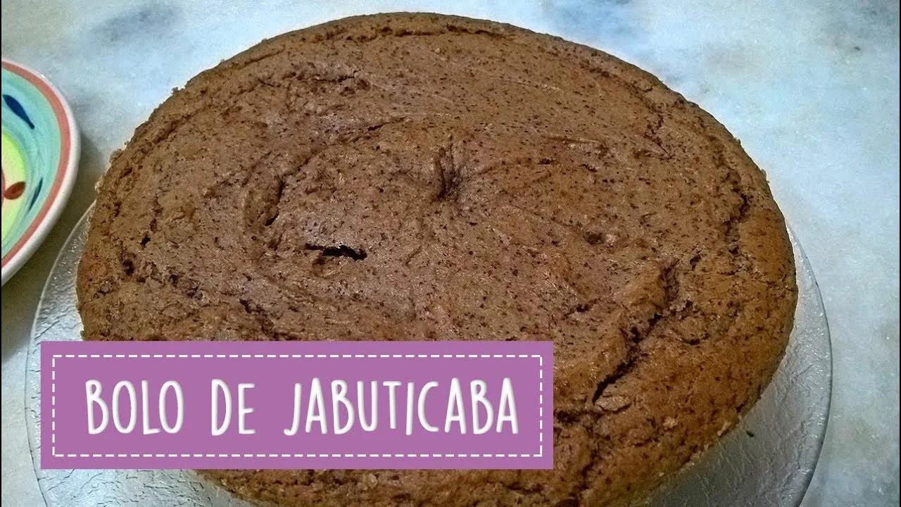 Receita de Bolo de Jabuticaba