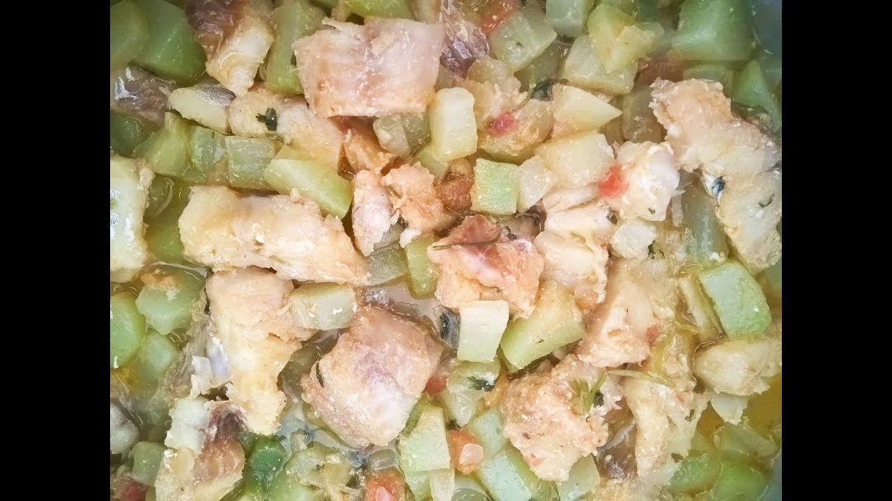 Receita de Filé de polaca com chuchu