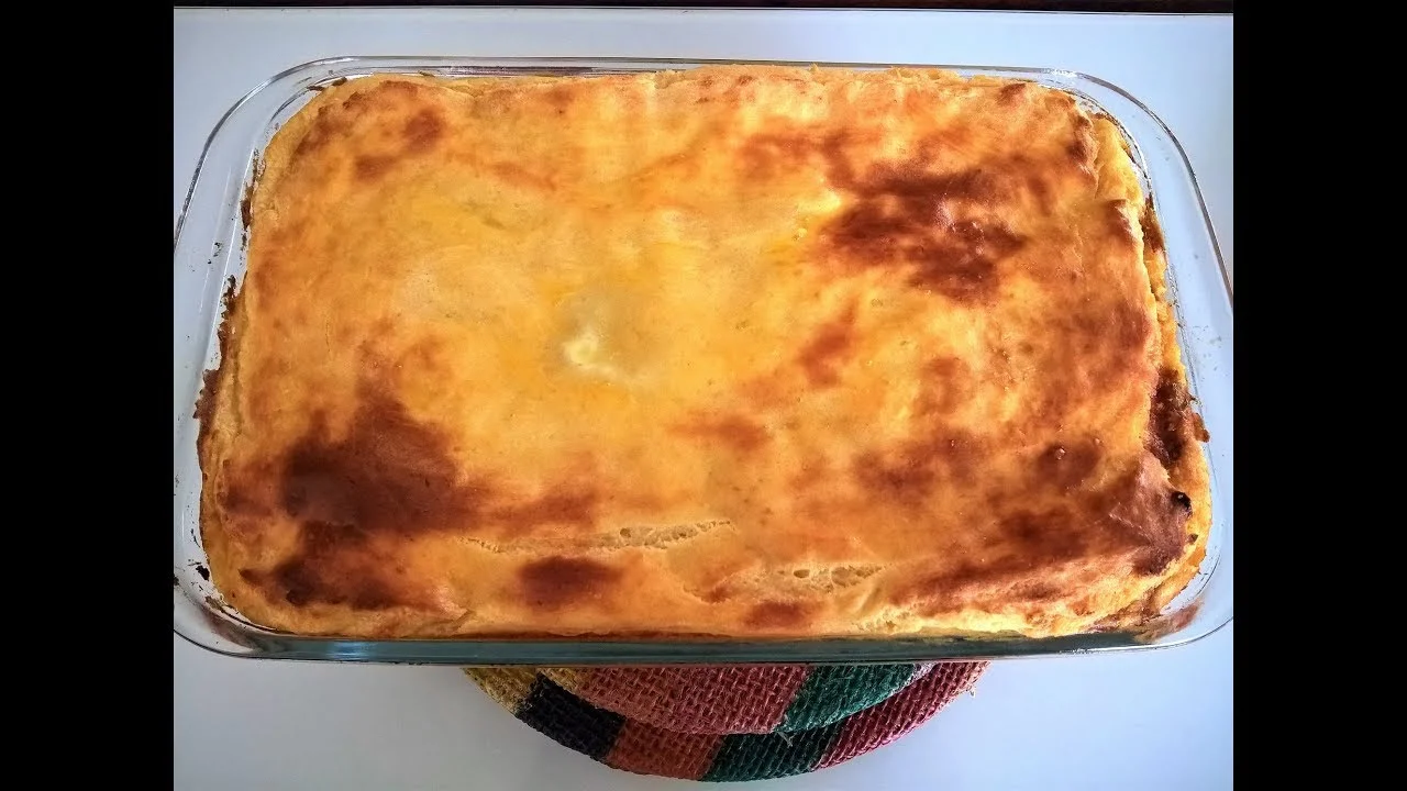 Nhoque de Forno Recheado com Carne Assada e Mussarela