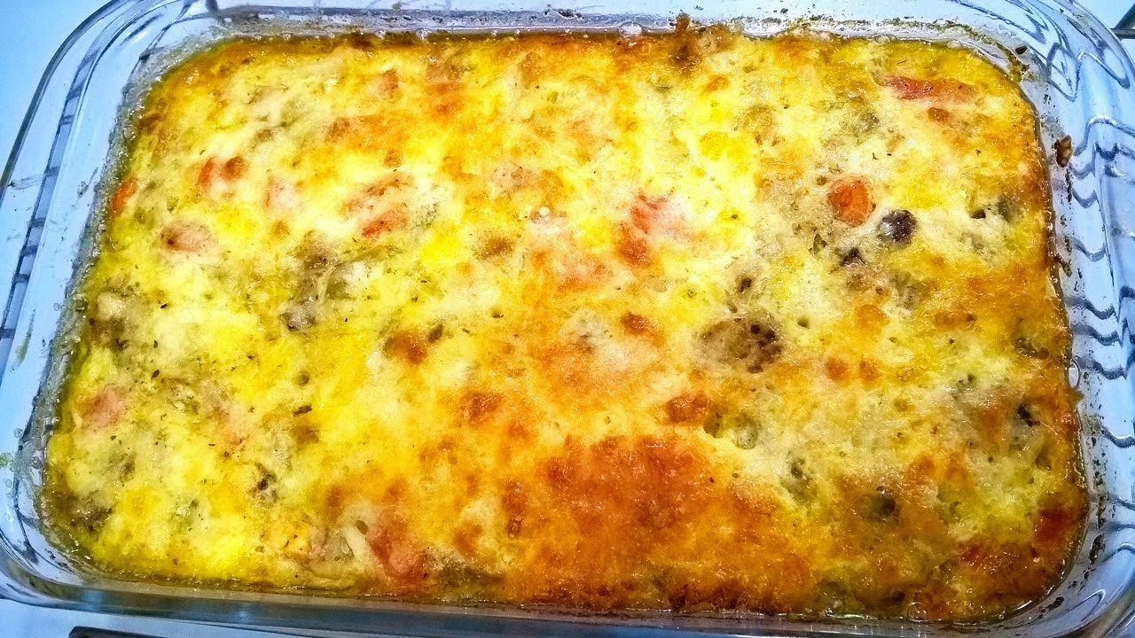 Omelete de Berinjela de Forno com Queijo