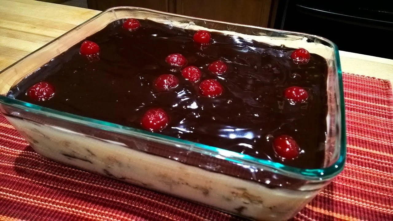 Pavê de Panetone cremoso com ganache