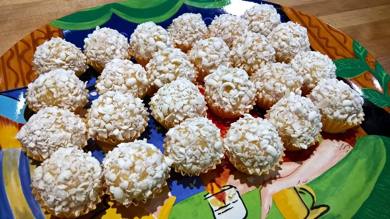 brigadeiro gourmet de queijo parmesão