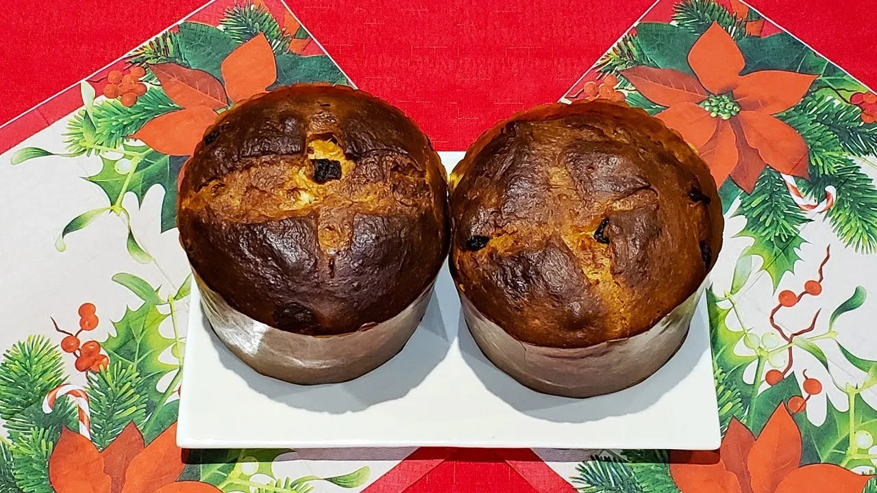 Panetone de leite condensado