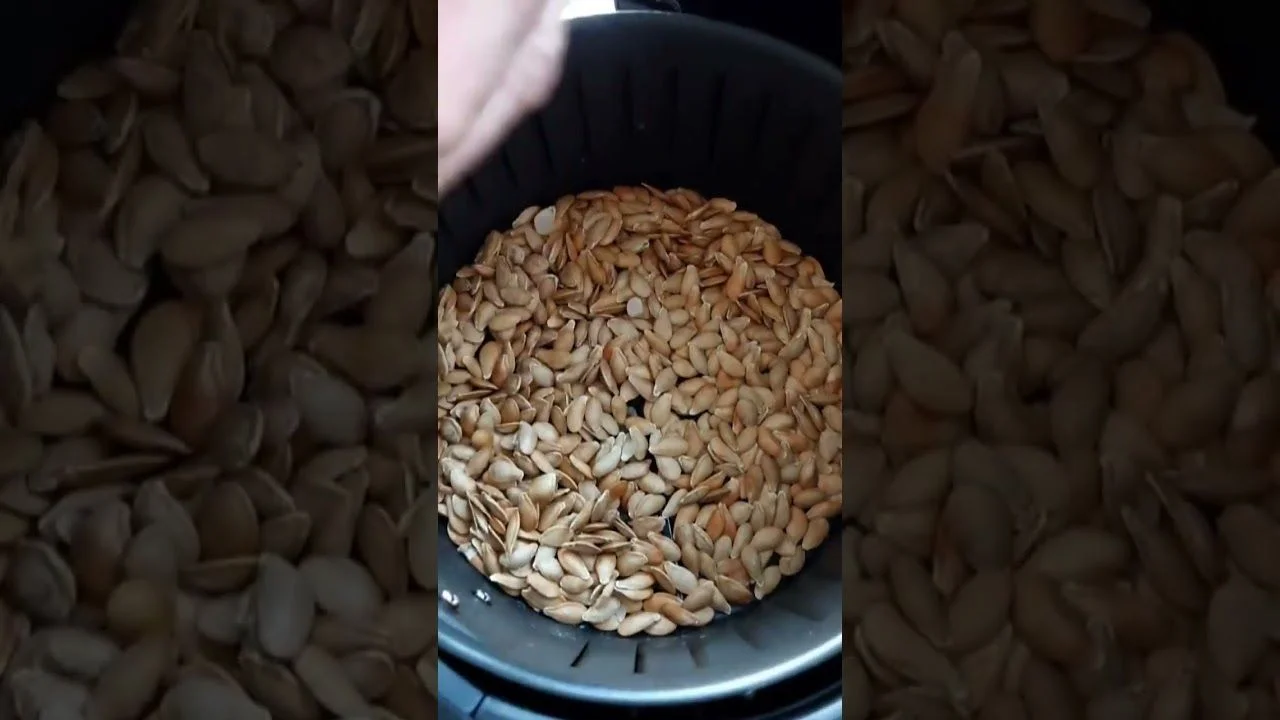 Sementes de Abóbora Assadas na AirFryer