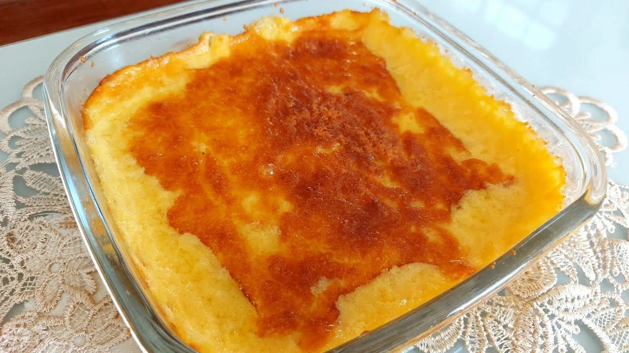 Receita de Creme de Milho Cremoso Com Queijo Gratinado