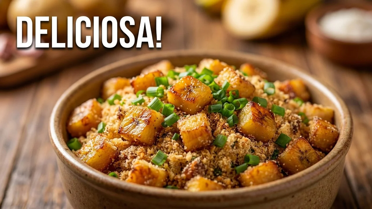 farofa de banana da terra